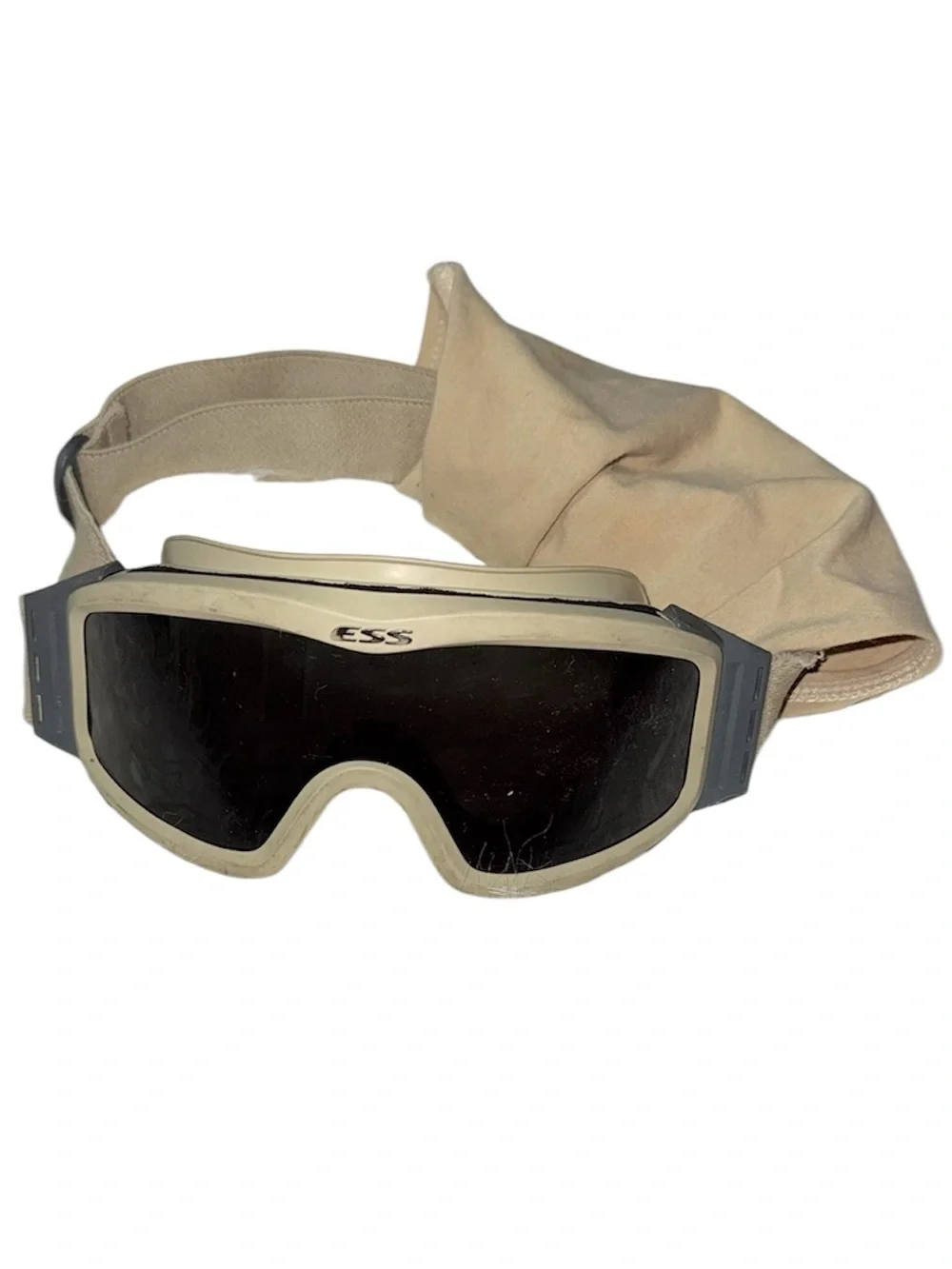 ESS Tactical Snow/Ski Goggles in Tan with Black Lens